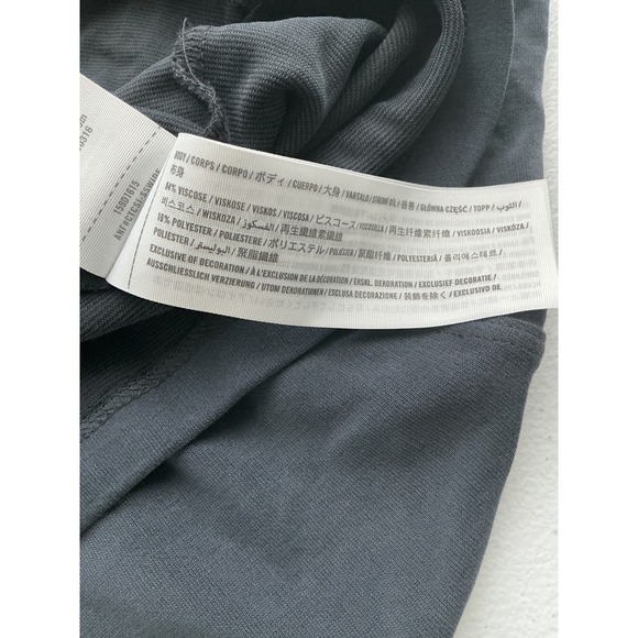 Abercrombie & Fitch Black T-Shirt Dress Womens SP Short Sleeve Casual Pocket - Picture 4 of 4